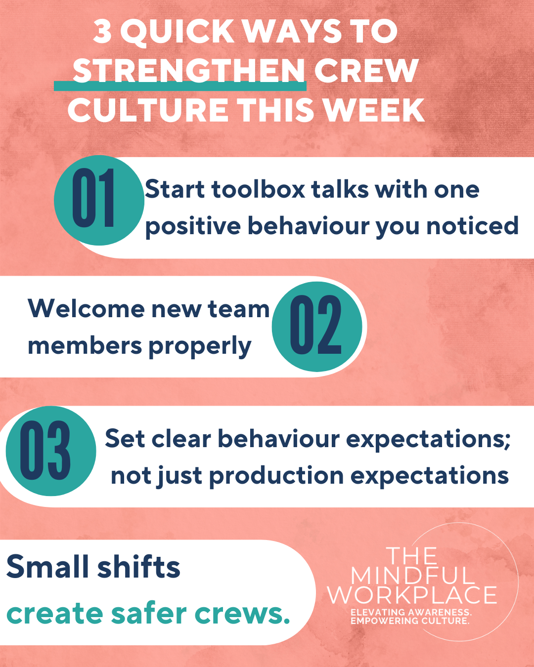 3 Quick Ways to Strengthen Crew Culture This Week